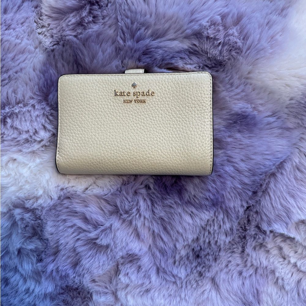 Kate Spade lemon yellow pebble Wallet